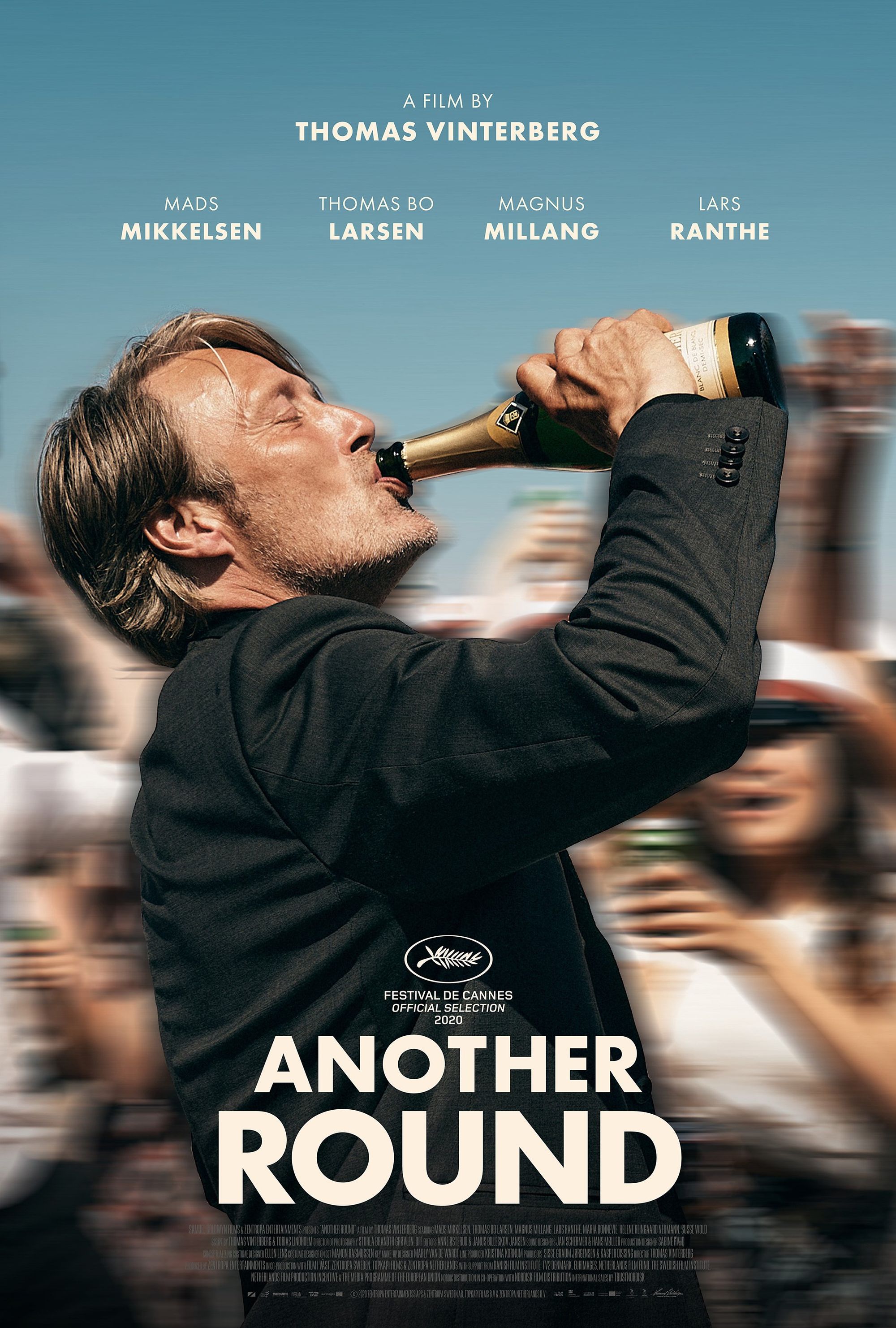 #3. Another Round - A very funny Danish film, following the story of four teachers who decide that life would be much better lived if they were slightly ‘buzzed’ on booze, all the time. As the scientifically tracked alcohol levels creep up, so do the inevitable challenges. Mads Mikkelsen takes the lead, but the whole cast make this a hilarious, and touching journey.