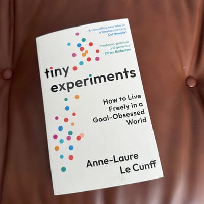 Book: Tiny Experiments by Anne-Laure Le Cunff